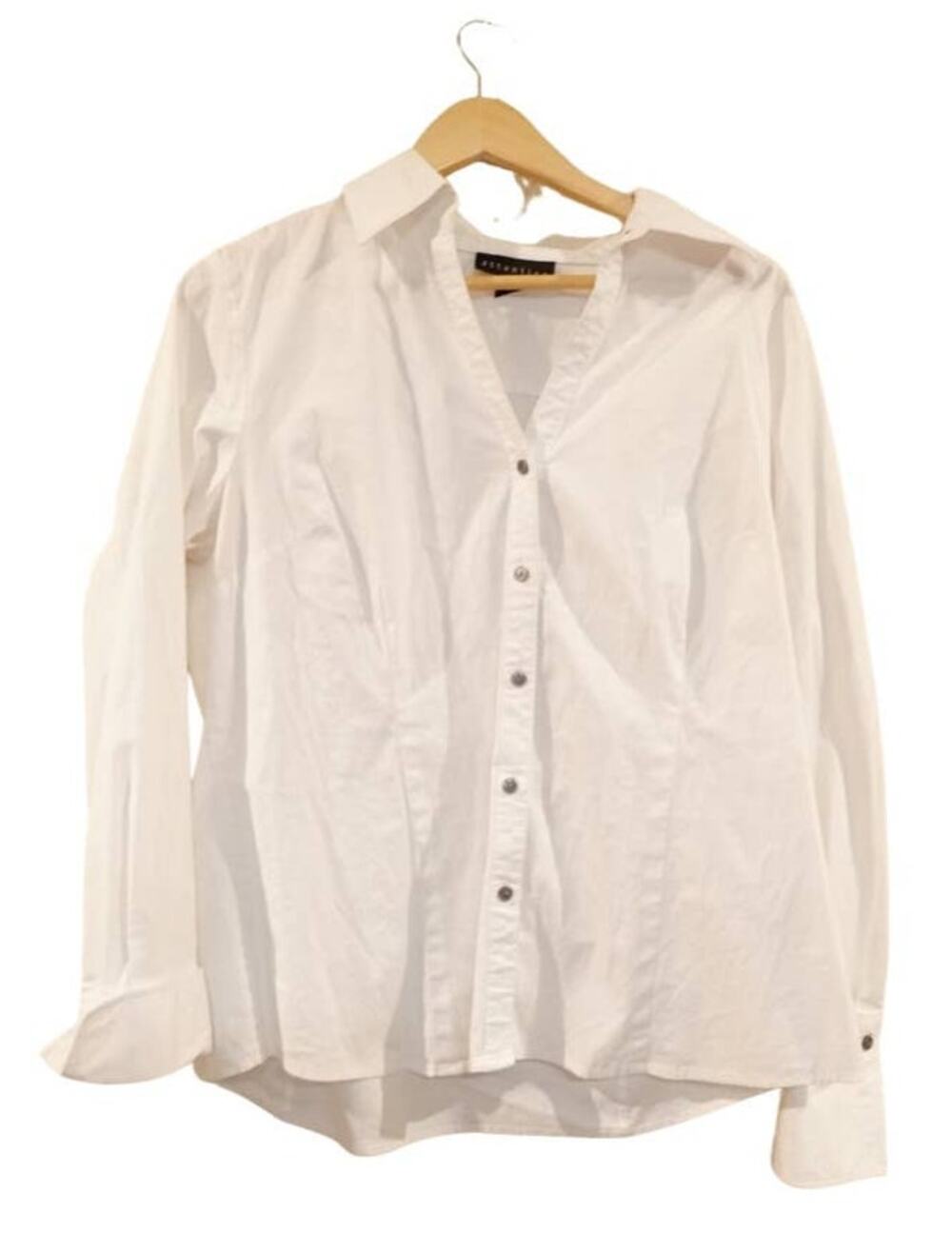 Attention ivory button up